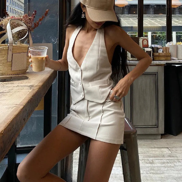 Lucyever Skirt set