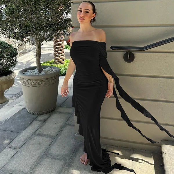 René Maxi Dress Fit