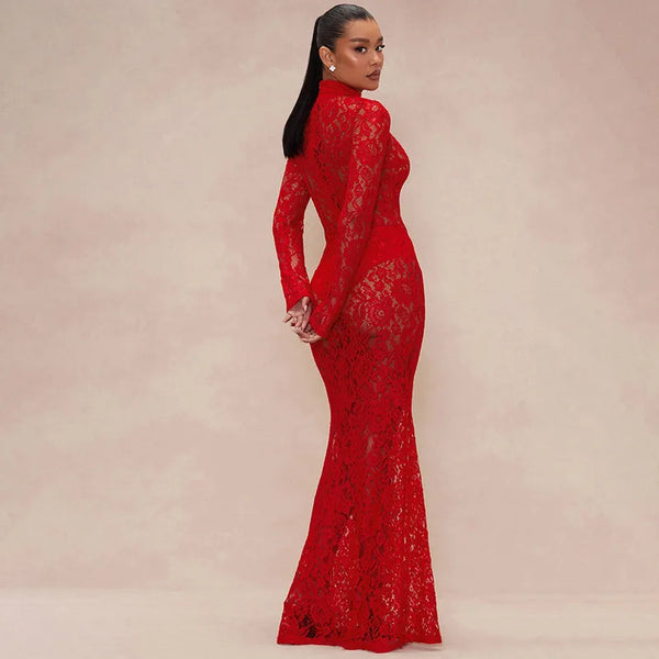 Ray Lace Embroidery Dresses