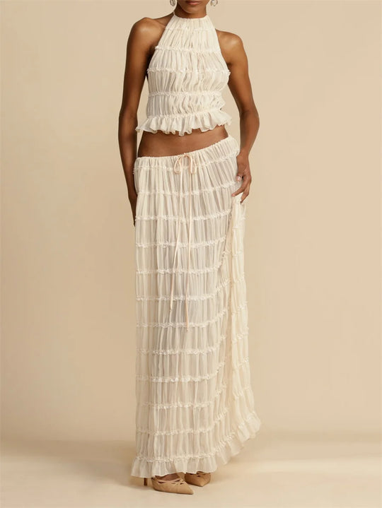 Olaf Maxi Dress Beige