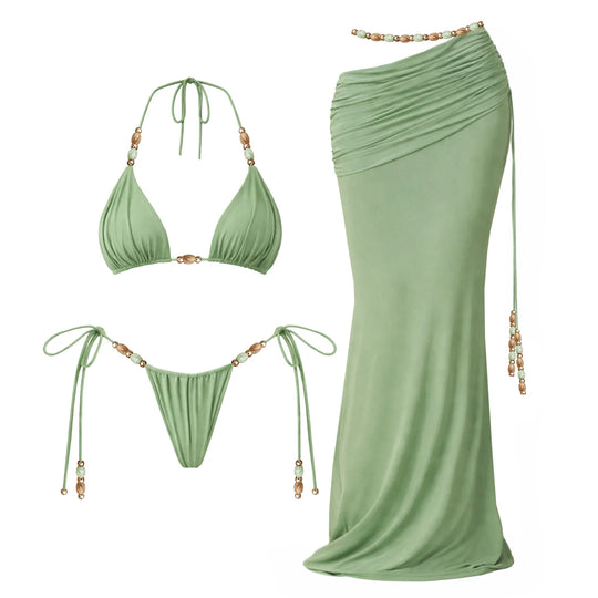 Bandeau Biquini Female Swimsuit