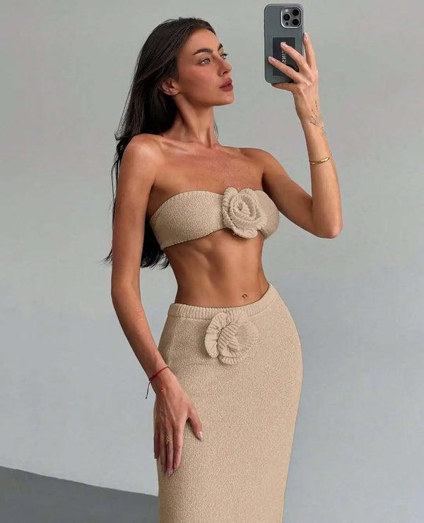 Tuluam top and skirt