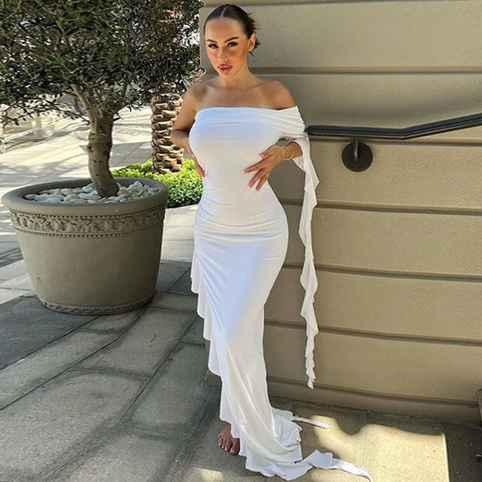 René Maxi Dress Fit