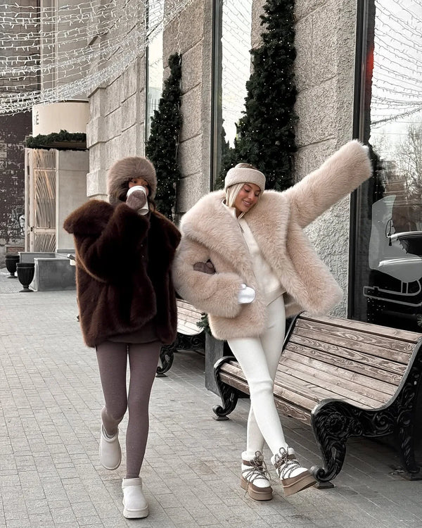 Rule coats Autumn Fur Plush Fluffy