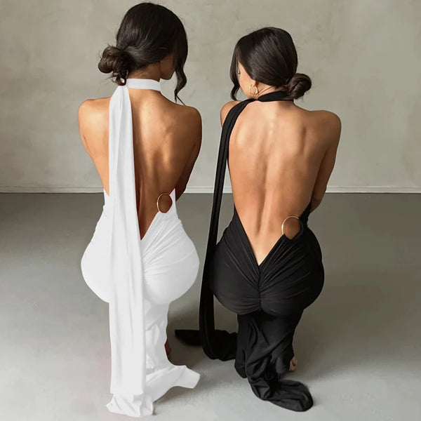 Sexy Maxi Dress Women Elegant